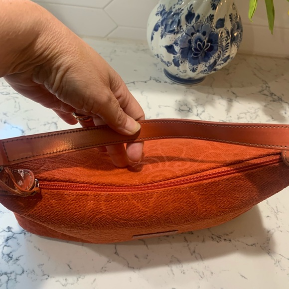 Longchamp vintage orange shoulder bag - Picture 12 of 14